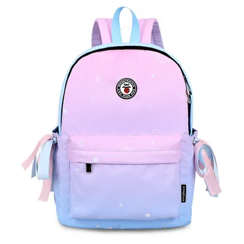 Small Pure and Fresh and Gradient Bag High School Students High School Students Backpack Backpack Female Bow Cute Backpack
Small Pure and Fresh and Gradient Bag High School Students High School Students Backpack Backpack Female Bow Cute Backpack