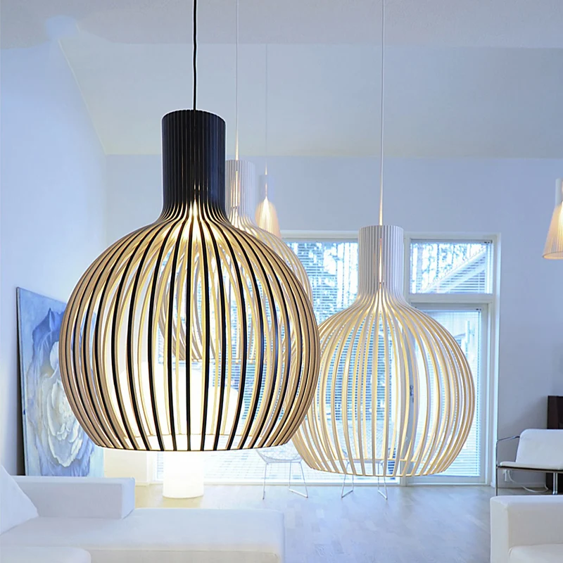 Nordic Wood Birdcage Pendant Light E27 Bulb Modern Home Deco Bamboo Dinning Room Lights Lampara Kitchen Lights Hanging Fixtures 
Nordic Wood Birdcage Pendant Light E27 Bulb Modern Home Deco Bamboo Dinning Room Lights Lampara Kitchen Lights Hanging Fixtures