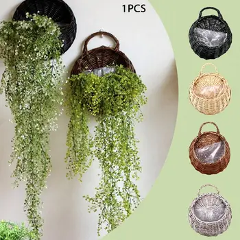 Wicker Rattan Vase Basket Wall Decor Living Room Durable Wicker Hanging Basket Vase Container Handmade Eco-Frendly
Wicker Rattan Vase Basket Wall Decor Living Room Durable Wicker Hanging Basket Vase Container Handmade Eco-Frendly