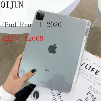 Transparent TPU Soft Shell For Apple iPad Pro 11 2020 A2230 A2068 Silicone Tablet Cover With Pencil Holder Case
Transparent TPU Soft Shell For Apple iPad Pro 11 2020 A2230 A2068 Silicone Tablet Cover With Pencil Holder Case