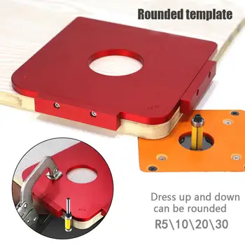 4 In 1 R5/R10/R20/R30 Router Temple Plate Wood Panel Radius R Plate Quick-Jig Router Table Bit Corner Jig Trimming Machine
4 In 1 R5/R10/R20/R30 Router Temple Plate Wood Panel Radius R Plate Quick-Jig Router Table Bit Corner Jig Trimming Machine