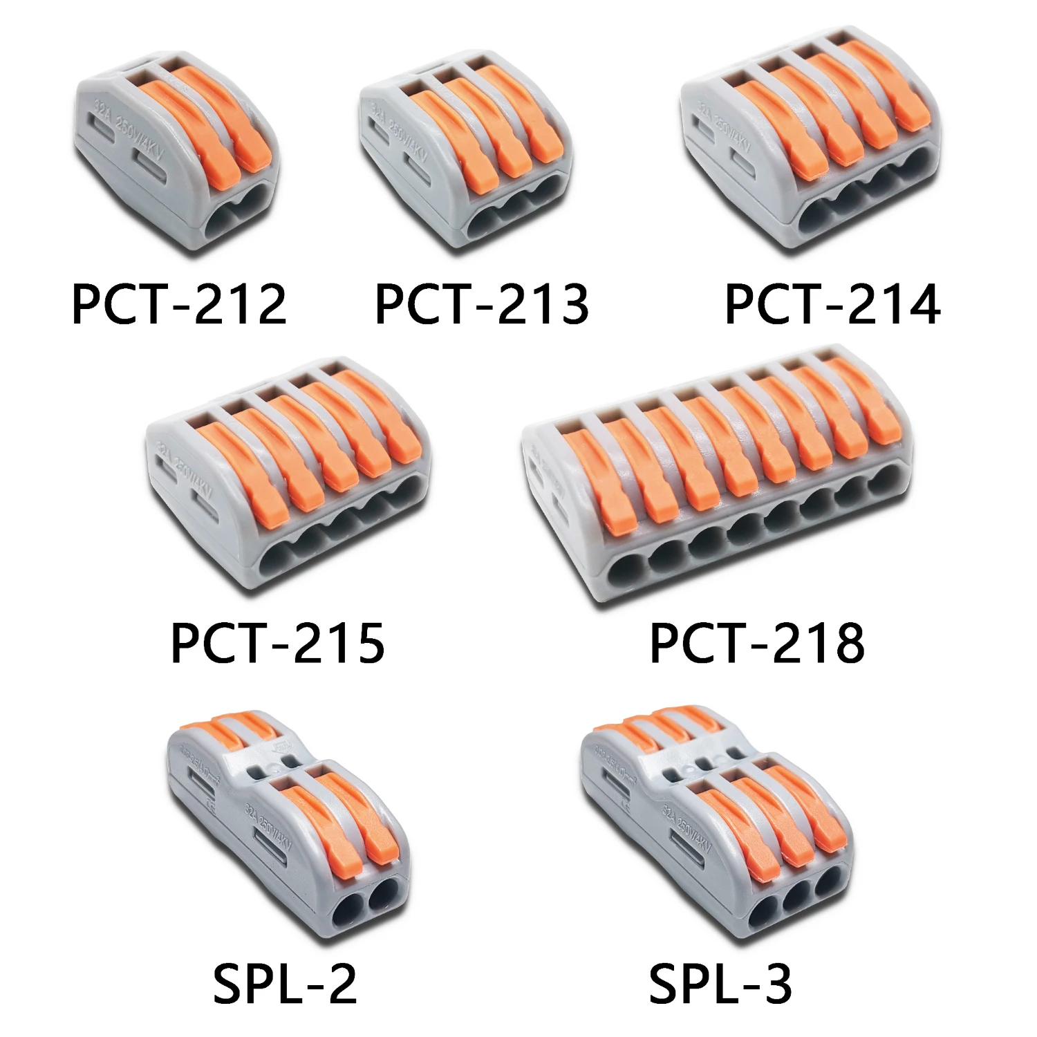 Mini Fast Wire Cable Connectors Universal Compact Conductor Spring Splicing Wiring Connector Push-in Terminal Block PCT-212
Mini Fast Wire Cable Connectors Universal Compact Conductor Spring Splicing Wiring Connector Push-in Terminal Block PCT-212