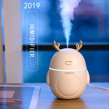320ML Portable Deer Air Humidifier Aroma Essential Oil Diffuser Ultrasonic Mist LED NightLight Humidifier Fogger Christmas Gift
320ML Portable Deer Air Humidifier Aroma Essential Oil Diffuser Ultrasonic Mist LED NightLight Humidifier Fogger Christmas Gift
