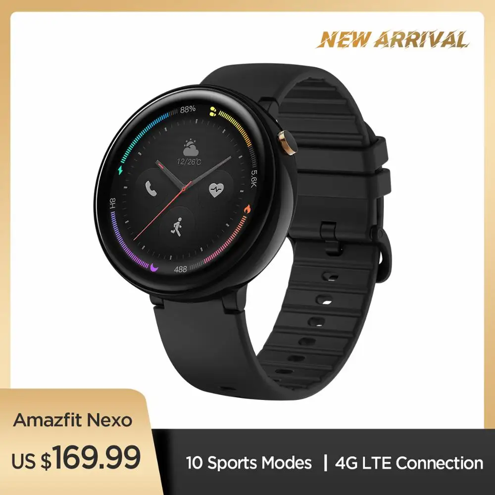 Amazfit Nexo 4G LTE Smartwatch Ceramics Bezel 10 Sports Modes Built in GPS Glonass 1.39 inch AMOLED Display for Android phone
Amazfit Nexo 4G LTE Smartwatch Ceramics Bezel 10 Sports Modes Built in GPS Glonass 1.39 inch AMOLED Display for Android phone