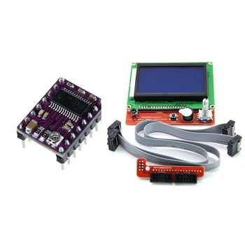 5 Pcs Step Stick 4-Lagen DRV8825 Stepper Motor Driver Module & 1Pcs Lcd 12864 Version Smart Display Controller Module
5 Pcs Step Stick 4-Lagen DRV8825 Stepper Motor Driver Module & 1Pcs Lcd 12864 Version Smart Display Controller Module