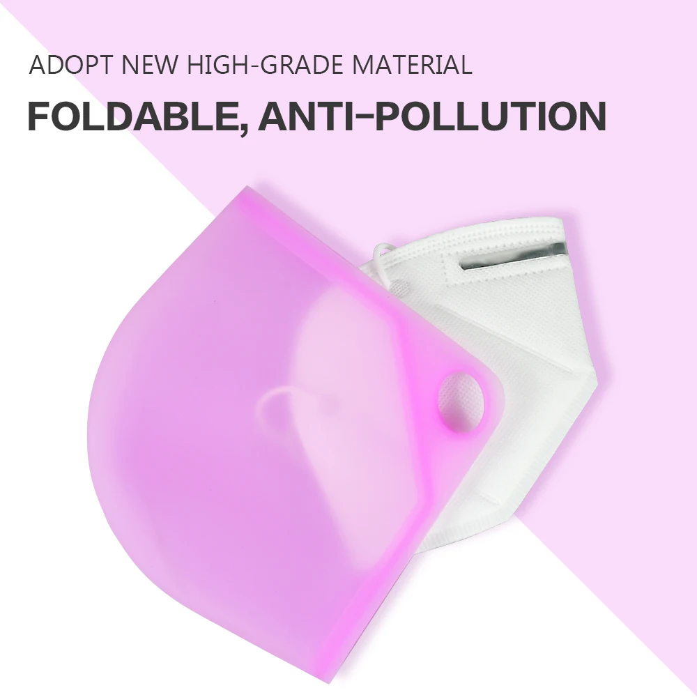 1PC Portable Face Mask Storage Case Silicone Dustproof Cover Holder Case Container Mask Storage Box Storage Organizer
1PC Portable Face Mask Storage Case Silicone Dustproof Cover Holder Case Container Mask Storage Box Storage Organizer