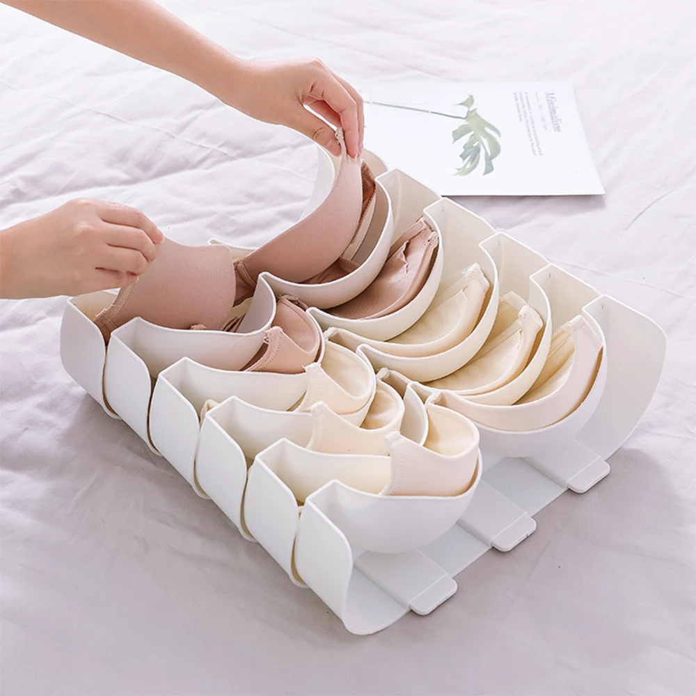 6pcs/Set Underwear Boxes Stable Stackable Bra Clothes Storage Rack Wardrobe Drawer Divider Finishing Combination Bra Organizers
6pcs/Set Underwear Boxes Stable Stackable Bra Clothes Storage Rack Wardrobe Drawer Divider Finishing Combination Bra Organizers