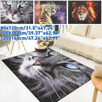 3D Tiger Lion Cat Animal Non Slip Area Rug Living Room Table Mat Waterproof Polyester Carpet Bedroom Door Mat Home Decor Cozy
3D Tiger Lion Cat Animal Non Slip Area Rug Living Room Table Mat Waterproof Polyester Carpet Bedroom Door Mat Home Decor Cozy