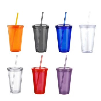 Milk Tumbler with Dome Lids Double Wall Plastic Drink Cups With Straw Reusable Clear Water Bottle Transparent Fruit Cup
Milk Tumbler with Dome Lids Double Wall Plastic Drink Cups With Straw Reusable Clear Water Bottle Transparent Fruit Cup