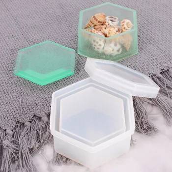 Hexagonal Storage Box Epoxy Mould Crystal Table Top Decoration Plum Blossom Square Round Silicone Mold-Round 2020 New
Hexagonal Storage Box Epoxy Mould Crystal Table Top Decoration Plum Blossom Square Round Silicone Mold-Round 2020 New