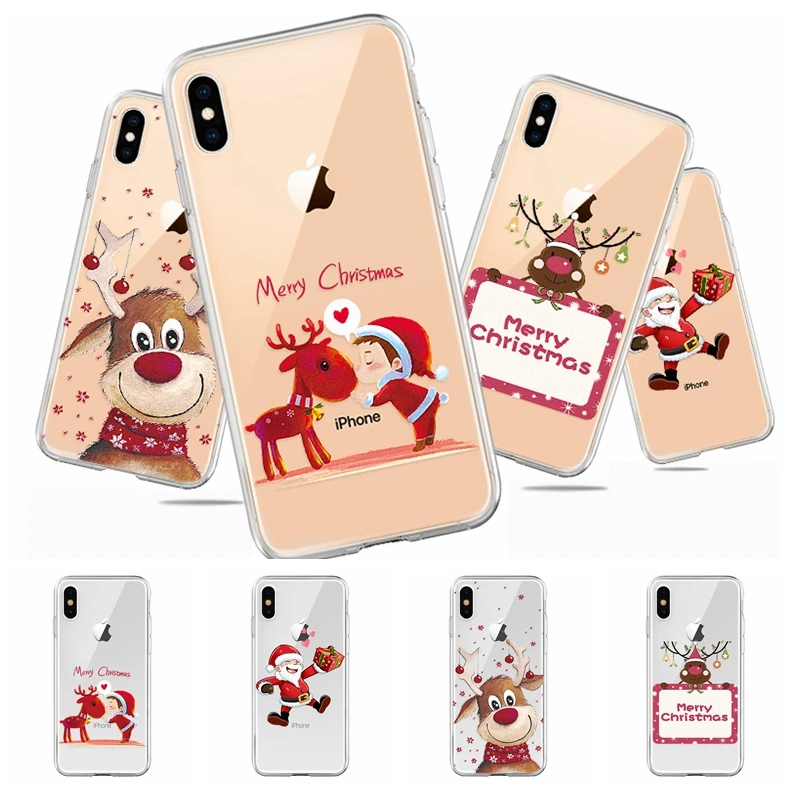 Christmas Case For iPhone 6 6S 7 8 Plus Santa Claus Soft TPU Phone Cover For iPhone X XI R 11 2019 XS Max Transprent Coque Capas
Christmas Case For iPhone 6 6S 7 8 Plus Santa Claus Soft TPU Phone Cover For iPhone X XI R 11 2019 XS Max Transprent Coque Capas