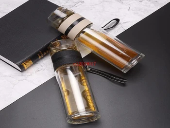 Tea separation tea cup double insulated commercial glass cup office portable cup
Tea separation tea cup double insulated commercial glass cup office portable cup