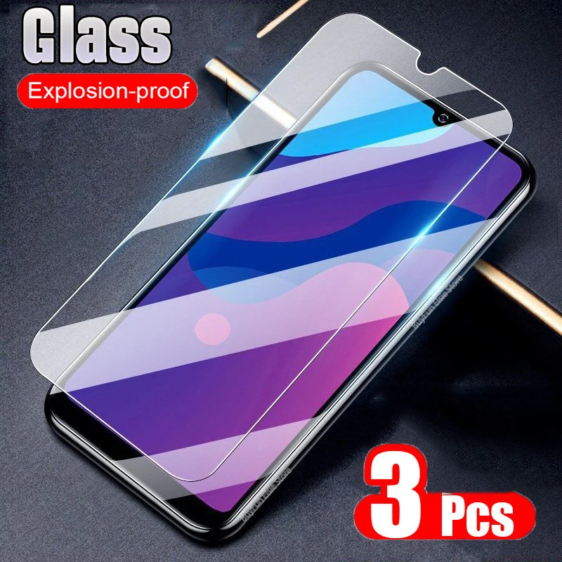 3 Pcs/Lot Protective Glass On For Huawei Honor 9A 9C 9S 9X 9 10X Lite Tempered Screen Protector Film Premiunm | Мобильные телефоны