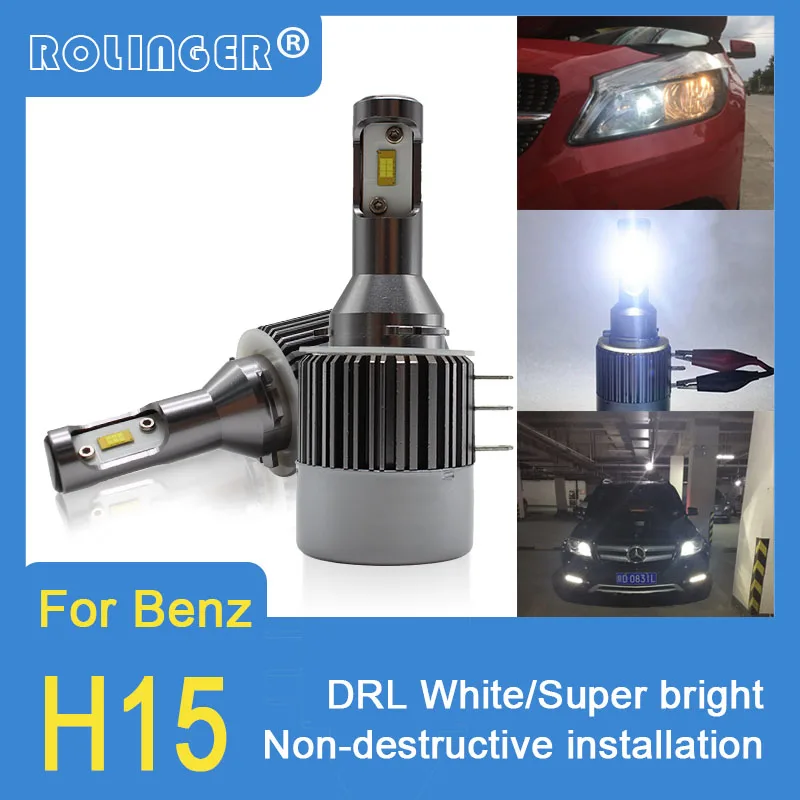 2pcs H15 CANBUS LED Headlight Car Bulbs 6000K Beam Day Running Lights Car For Mercedes Benz GLK/Vito/A260 DRLs Plug Play
2pcs H15 CANBUS LED Headlight Car Bulbs 6000K Beam Day Running Lights Car For Mercedes Benz GLK/Vito/A260 DRLs Plug Play