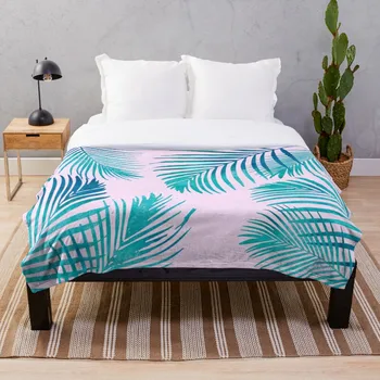 Green Palm Leaves on Light Pink Blanket Wool Flannel Plush Blanket Bedspread For office Sherpa Blanket Couch Quilt Cover Travel
Green Palm Leaves on Light Pink Blanket Wool Flannel Plush Blanket Bedspread For office Sherpa Blanket Couch Quilt Cover Travel