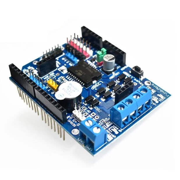 L298P Motor Shield stepper motor driver board / DC motor driver module / driver expansion board
L298P Motor Shield stepper motor driver board / DC motor driver module / driver expansion board