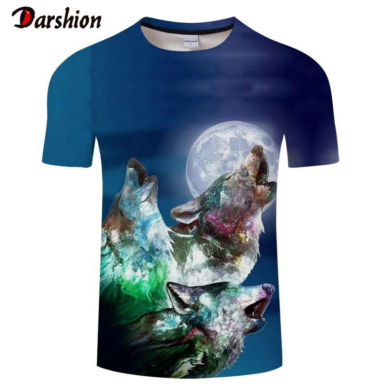 Men's T-Shirt 3D Printed T-Shirt Realistic Skull Wolf Pattern Print Tshirts Sunmmer Short Sleeve For Male Popular Men's Tops 
Men's T-Shirt 3D Printed T-Shirt Realistic Skull Wolf Pattern Print Tshirts Sunmmer Short Sleeve For Male Popular Men's Tops