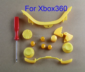 1set/lot 8 colors Full set buttons controller repair parts with T8 screwdriver for xbox360 wireless controller
1set/lot 8 colors Full set buttons controller repair parts with T8 screwdriver for xbox360 wireless controller