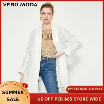 Vero Moda Women's Vintage Style Cotton and Linen Striped Lapel Blazer | 319208507
Vero Moda Women's Vintage Style Cotton and Linen Striped Lapel Blazer | 319208507