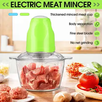 2L Automatic Powerful Meat Grinder Electric Food Processor Multifunctional Blender Chopper Meat Slicer Cutter Removable Blade
2L Automatic Powerful Meat Grinder Electric Food Processor Multifunctional Blender Chopper Meat Slicer Cutter Removable Blade