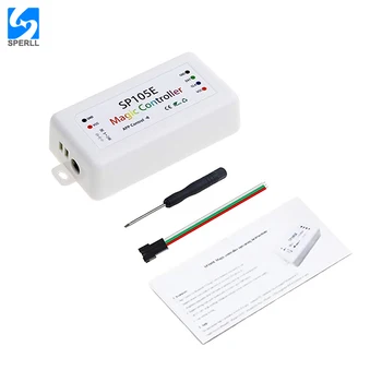 SP105E Magic Bluetooth Led Controller Pixel Remote Aquarium Bluetooth APP Control For LED Strip Light Magic Controller
SP105E Magic Bluetooth Led Controller Pixel Remote Aquarium Bluetooth APP Control For LED Strip Light Magic Controller