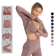 sportswear yoga set Tights top for seamless Sport outfit fitness gym set shorts High waist Women bra tracksuit suit long sleeves
sportswear yoga set Tights top for seamless Sport outfit fitness gym set shorts High waist Women bra tracksuit suit long sleeves