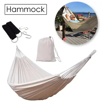Hammock Two Person Bed with Soft Woven Cotton Fabric Carrying Pouch for Backyard Porch Outdoor and Indoor Use
Hammock Two Person Bed with Soft Woven Cotton Fabric Carrying Pouch for Backyard Porch Outdoor and Indoor Use