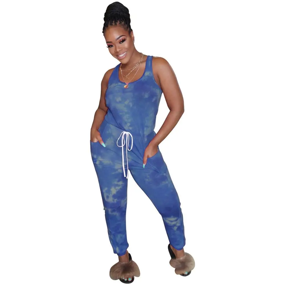 Adogirl Women Sleeveless Tie Dye Printed Jumpsuits Rompers Backless Multi Color One Piece Set Long Bodycon Street Playsuits
Adogirl Women Sleeveless Tie Dye Printed Jumpsuits Rompers Backless Multi Color One Piece Set Long Bodycon Street Playsuits