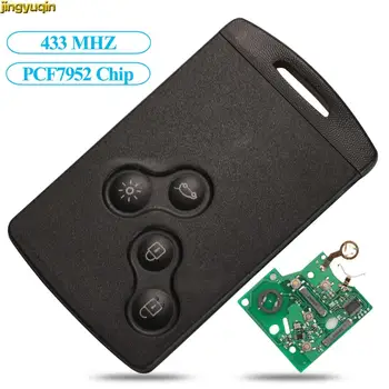 Jingyuqin Smart Card Remote Car Key For Renault Megane Fluence Laguna III Scenic Clio Captur 433MHZ FSK PCF7952 Keyless Entry
Jingyuqin Smart Card Remote Car Key For Renault Megane Fluence Laguna III Scenic Clio Captur 433MHZ FSK PCF7952 Keyless Entry