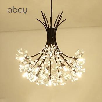 Modern LED chandelier lighting Nordic restaurant pendant lamps bedroom fixtures dining room crystal hanging lights 
Modern LED chandelier lighting Nordic restaurant pendant lamps bedroom fixtures dining room crystal hanging lights