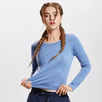 Women's Seamless Active Long Sleeve Workout Running Sports Leisure T-shirt
Women's Seamless Active Long Sleeve Workout Running Sports Leisure T-shirt