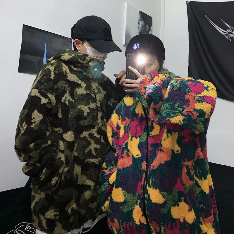 Hooded Cardigan Korea Ins Harajuku Cashmere Camouflage Print Neutral Cool Loose Coat Couples Trendy Casual Warm Winter Fashion
Hooded Cardigan Korea Ins Harajuku Cashmere Camouflage Print Neutral Cool Loose Coat Couples Trendy Casual Warm Winter Fashion