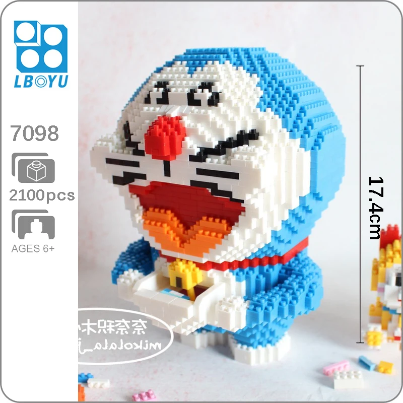 BOYU Doraemon Cat Blue Robot Animal Pocket Can Open DIY 3D Model Mini Diamond Blocks Building Toy for Boys Children Gifts
BOYU Doraemon Cat Blue Robot Animal Pocket Can Open DIY 3D Model Mini Diamond Blocks Building Toy for Boys Children Gifts