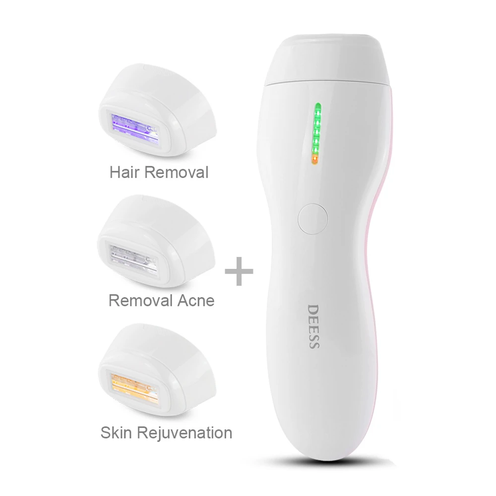 DEESS 3 in 1 Permanent Laser Epilator IPL Hair Removal Depilatory Full Body Use Remove Acne and wrinkle Bikini Face Hair Removal
DEESS 3 in 1 Permanent Laser Epilator IPL Hair Removal Depilatory Full Body Use Remove Acne and wrinkle Bikini Face Hair Removal