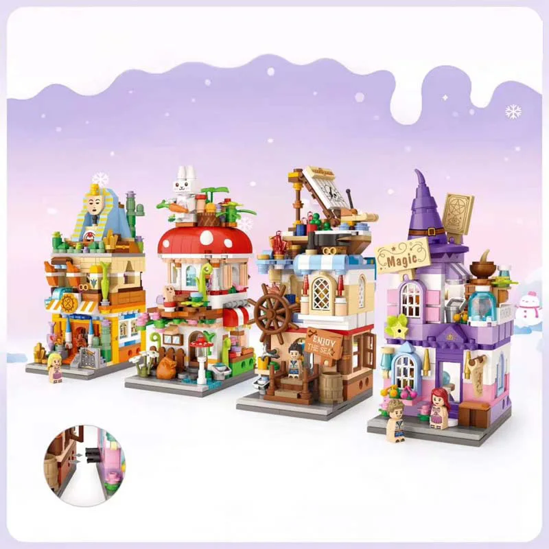 LOZ mini diamond building block fairy tale street view Ancient Egypt Navigation Mushroom Magic house bricks educational toys
LOZ mini diamond building block fairy tale street view Ancient Egypt Navigation Mushroom Magic house bricks educational toys