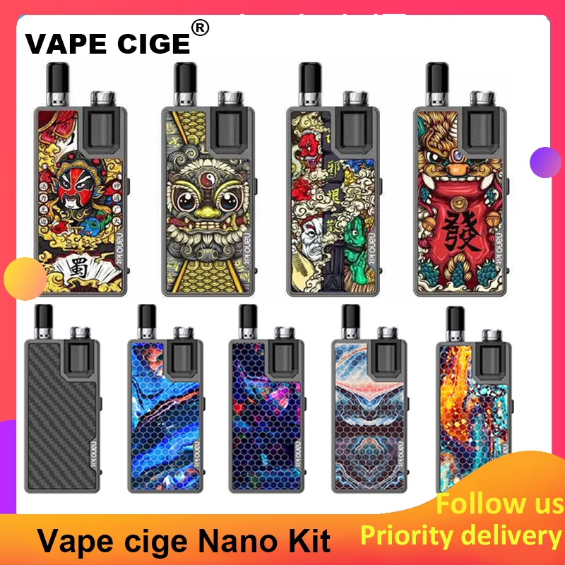 Vape cige Nano Pod vape kit with 950mah built-in battery & 2ml capacity Refillable System kit with 3 lever watt vs drag nano
Vape cige Nano Pod vape kit with 950mah built-in battery & 2ml capacity Refillable System kit with 3 lever watt vs drag nano