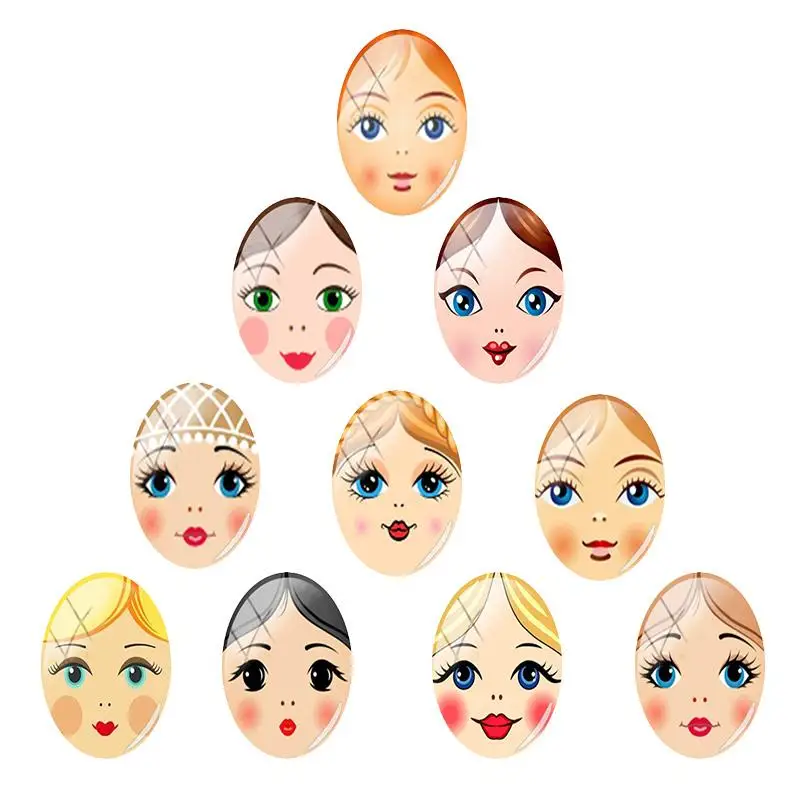 JWEIJIAO 10pcs/lot Cute Russian Doll face Oval Shaped 18x25 mm Photo 10pcs/lot Glass Cabochon Dome Flat Back Jewelry RU170
JWEIJIAO 10pcs/lot Cute Russian Doll face Oval Shaped 18x25 mm Photo 10pcs/lot Glass Cabochon Dome Flat Back Jewelry RU170