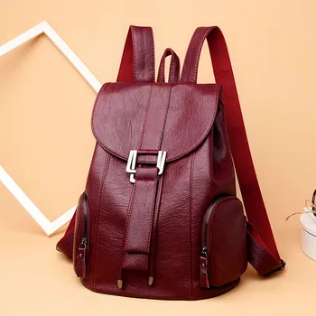 Women Backpack School Bags For Teenager Girls pu string Multi-pocket Design Femme Mochila Female Backpack Fashion Sac A Dos
Women Backpack School Bags For Teenager Girls pu string Multi-pocket Design Femme Mochila Female Backpack Fashion Sac A Dos