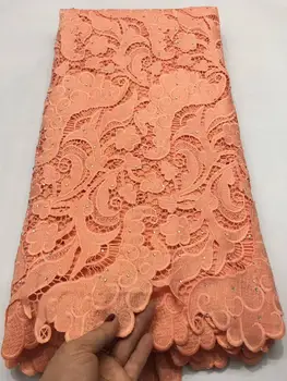 peach African Cord Lace Fabric Milk Silk Water Soluble Dress Lace Stones 2020 High Quality Nigerian Guipure Lace Fabric Ec-56
peach African Cord Lace Fabric Milk Silk Water Soluble Dress Lace Stones 2020 High Quality Nigerian Guipure Lace Fabric Ec-56