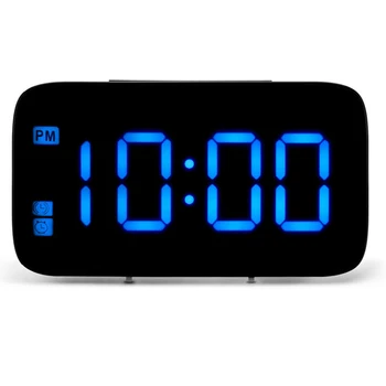 LED Mirror Alarm Clock Digital Snooze Table Clock Wake Up Light Electronic Large Time Blue/Green/Red Display Home Decoration
LED Mirror Alarm Clock Digital Snooze Table Clock Wake Up Light Electronic Large Time Blue/Green/Red Display Home Decoration