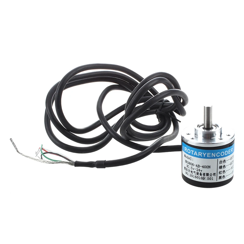 Rotary Encoder 400P/R 6mm Incremental Optical Shaft Working Measurement 5-24V | Дом и сад