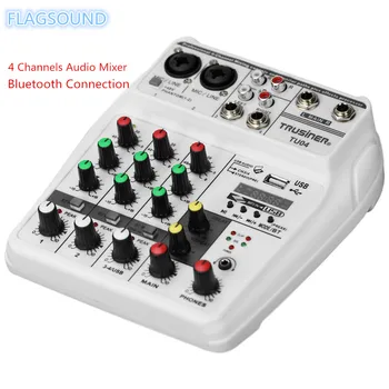 Usb Audio Mixer Karaoke Mixing Consoles Sound Bluetooth Record Computer Playback 48v Phantom Power Delay Repaeat Effect 4 Channe
Usb Audio Mixer Karaoke Mixing Consoles Sound Bluetooth Record Computer Playback 48v Phantom Power Delay Repaeat Effect 4 Channe