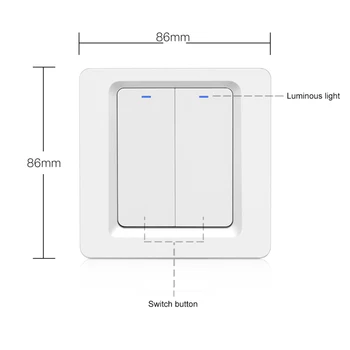 Smart Switch Smart Wifi Switch Wireless Home Automation Remote Wireless Light Switch Module Support Alexa Google Home Smart Life
Smart Switch Smart Wifi Switch Wireless Home Automation Remote Wireless Light Switch Module Support Alexa Google Home Smart Life