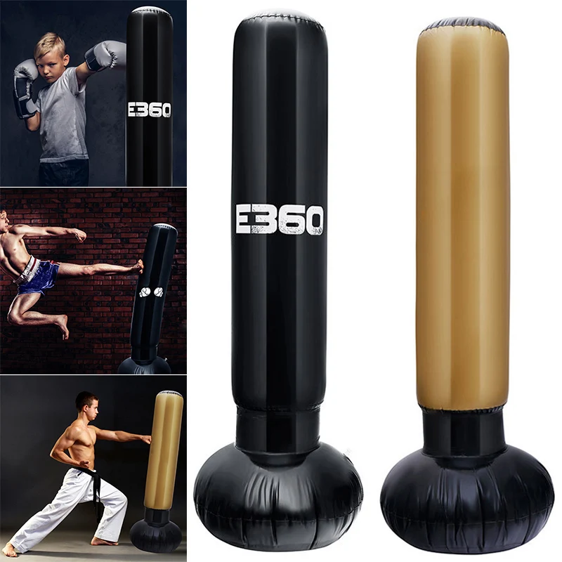 Boxing Punch Bag Inflatable Kickboxing Free-Standing Fitness Target Stand Sandbag for Stress Relieve Sport ASD88 | Спорт и