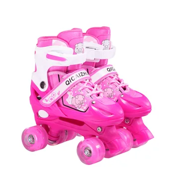 Adult Children Double Line Skates 4 Wheels Roller Skating Shoes Quad Parallel Adjustable Size Breathable Patines PU Wheels
Adult Children Double Line Skates 4 Wheels Roller Skating Shoes Quad Parallel Adjustable Size Breathable Patines PU Wheels