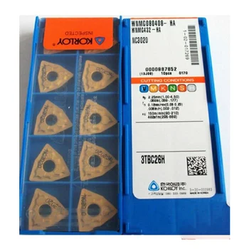 Korloy original WNMG080408-HA WNMG080404-HA PC9030 NC3020 carbide inserts lathe cutter turning tools boring bar MWLNR WNMG 0804
Korloy original WNMG080408-HA WNMG080404-HA PC9030 NC3020 carbide inserts lathe cutter turning tools boring bar MWLNR WNMG 0804
