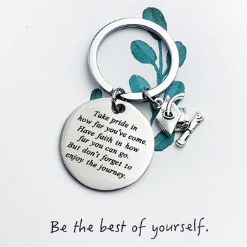 Fashion Keyring Stainless Steel Keychain Inspirational Letters Gifts For Him/Her Key Chain Pendant Jewelry 
Fashion Keyring Stainless Steel Keychain Inspirational Letters Gifts For Him/Her Key Chain Pendant Jewelry