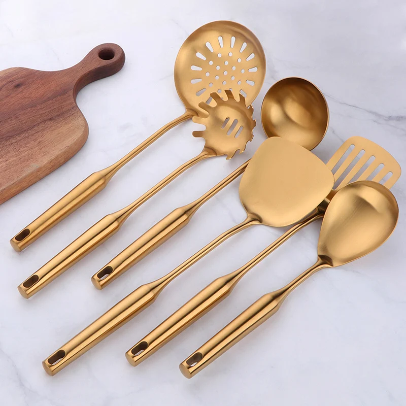 10Pcs/Set Kitchen Utensil Cooking Tool Stainless Steel Slotted Turner Long Handle Ladle Skimmer Gold Food Server Kitchenware Set
10Pcs/Set Kitchen Utensil Cooking Tool Stainless Steel Slotted Turner Long Handle Ladle Skimmer Gold Food Server Kitchenware Set