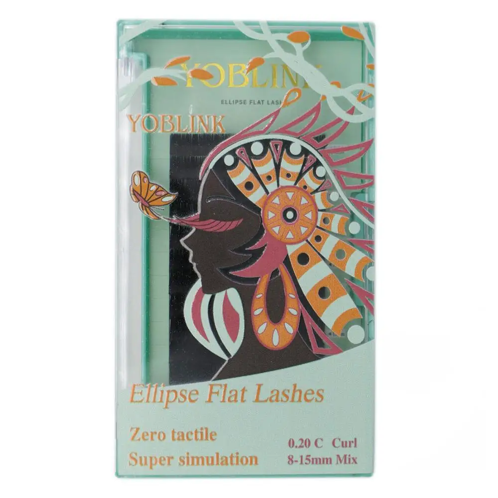 ellipse Individual lashes flat lash extensions 0.15mm C CC D DD curl 8-15mm eyelash extensions
ellipse Individual lashes flat lash extensions 0.15mm C CC D DD curl 8-15mm eyelash extensions