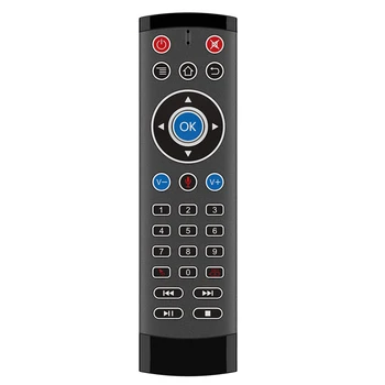 T1 Pro 2.4G Wireless Air Mouse Gyro Remote Control Voice Control for Android TV Box 29 Keys Mini Keyboard Remote Control
T1 Pro 2.4G Wireless Air Mouse Gyro Remote Control Voice Control for Android TV Box 29 Keys Mini Keyboard Remote Control